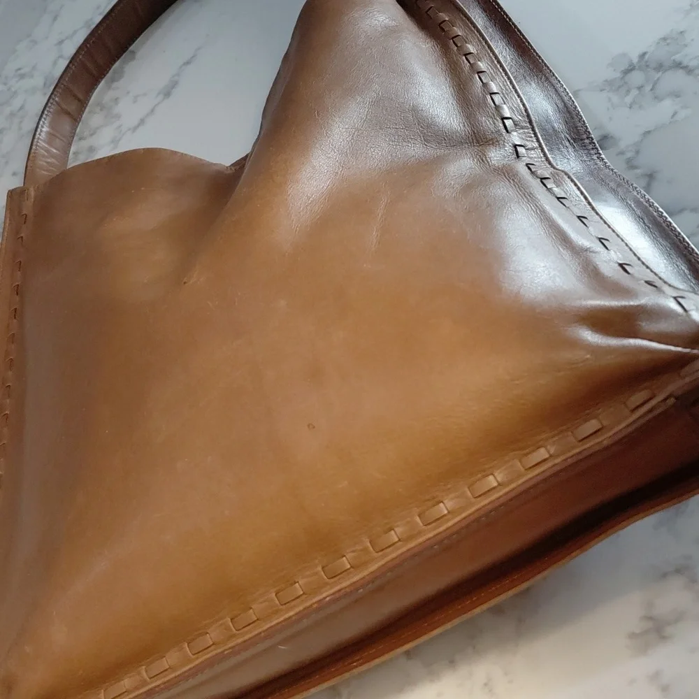 VINTAGE COACH LAST ONE BRAIDED FEEDSACK HOBO BAG - Picture 9 of 17